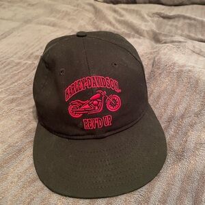 Harley-Davidson Black and Red Cap